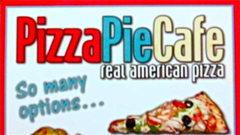 pizza pie cafe sign